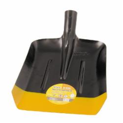 Лопата MasterTool 235х285х360 мм черно-желтая покраска 0,9 кг 14-6256