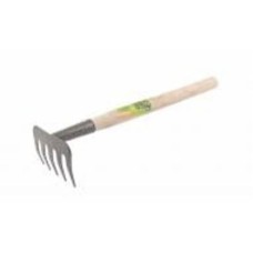 Грабельки ручные MasterTool с удлиненной деревянной ручкой 5 зубов (14-6196)