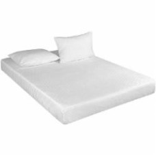 Простынь на резинке Сатин-страйп white на резинке (gdsswsheetf160190) 160x190 см белый Good-Dream