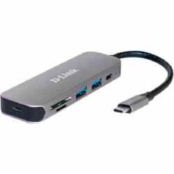 USB-хаб D-Link DUB-2325 2xUSB3.0 1xUSB-TypeC 1xSD 1x-microSD USB Type-C