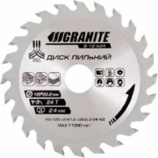 Пильный диск GRANITE 125x22,2 Z24 5-12-524