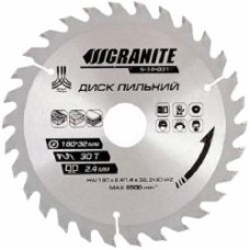 Пильный диск GRANITE 180x32 Z30 5-18-031
