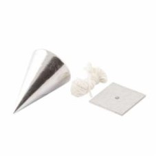 Отвес MasterTool cтроительный металлический конусный 300 г шнур L 5 м 30-0602