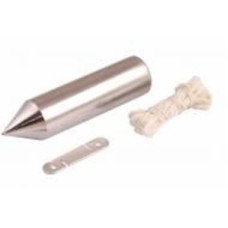 Отвес MasterTool цилиндрический 300 г шнур L 5 м 30-0605