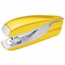 Степлер WOW 30 листов №24/6, 26/6 желтый металлик 5502-10-16 Leitz