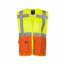 Жилет сигнальный Sizam Hi-Viz Coventry р. S рост универсальный 30259 желтый с оранжевым