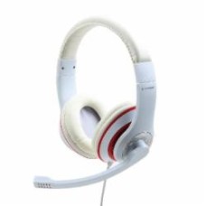 Наушники Gembird white (MHS-03-WTRD) стерео с микрофоном