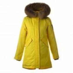 Пальто женское зимнее HUPPA Vivian 12498120-70002-00S р.S желтое