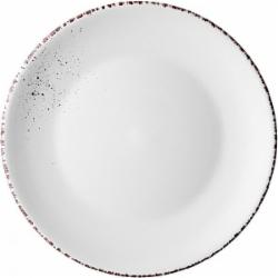 Тарелка обеденная Ardesto Lucca Winter white 26 см (AR2926WMC)