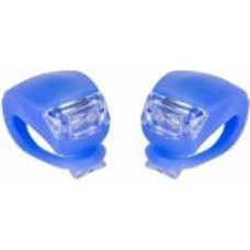 Комплект мигалок 2шт BC-RL8001 белый и красный свет LED силиконовый синий корпус