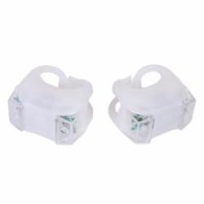 Комплект мигалок 2шт BC-RL8002 белый и красный свет LED силиконовый белый корпус