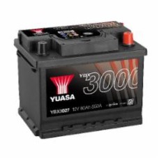 Аккумулятор автомобильный Yuasa SMF Battery 60Ah 550A 12V YBX3027 «+» справа (YBX3027)