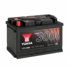 Аккумулятор автомобильный Yuasa SMF Battery 76Ah 680A 12V YBX3086 «+» слева (YBX3086)