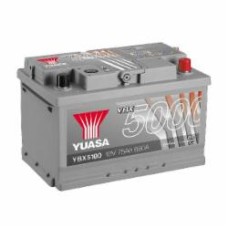 Аккумулятор автомобильный Yuasa Silver High Performance Battery 75Ah 710A 12V YBX5100 «+» справа (YBX5100)