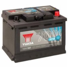 Аккумулятор автомобильный Yuasa EFB Start Stop Battery 65Ah 600A 12V YBX7027 «+» справа (YBX7027)