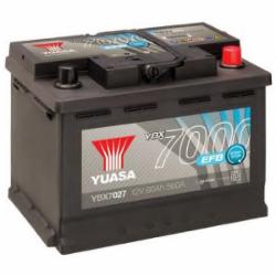 Аккумулятор автомобильный Yuasa EFB Start Stop Battery 65Ah 600A 12V YBX7027 «+» справа (YBX7027)