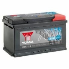 Аккумулятор автомобильный Yuasa EFB Start Stop Battery 85Ah 760A 12V YBX7115 «+» справа (YBX7115)