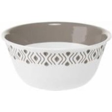 Салатник Stefanplast Tosca d 19 см бело-коричневый (55001)