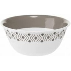 Салатник Stefanplast Tosca d 23 см бело-коричневый (55050)