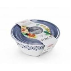 Набор мисок с крышками Stefanplast Tosca (d 19, 23, 29 см) бело-синий (55201)