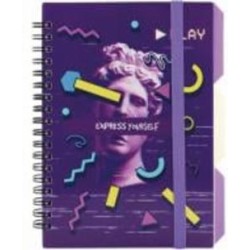 Блокнот ExpressViolet B6 100 лист. клетка O20358-16 Optima