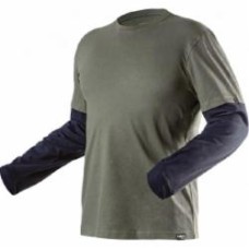 Футболка NEO tools Camo р. S рост 1-2 81-616 оливковый