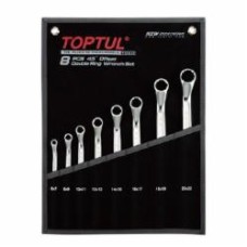 Набор ключей накидных Toptul (угол 45°) 6-22 мм GPAH0804