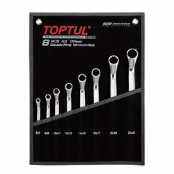 Набор ключей накидных Toptul (угол 45°) 6-22 мм GPAH0804 Набор ключей накидных Toptul (угол 45°) 6-22 мм GPAH0804
