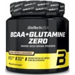 Аминокислотная смесь BioTechUSA BCAA+Glutamine Zero чай со льдомперсик 480 г 40 порц.