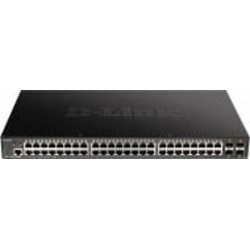 Коммутатор D-Link DGS-1250-52XMP 48x1GE PoE 4xSFP+ 370W Smart