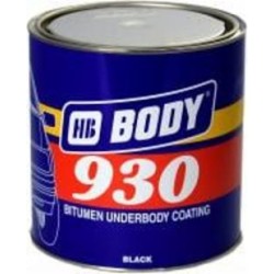 Мастика для днища автомобиля на битумной основе Body 930 черная кг2,5