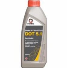 Тормозная жидкость COMMA DOT-5.1 1 л (DOT 5.1 SYNT.1L)