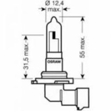 Автолампа галогенная Osram HB3 60 Вт 1 шт.(900501b)