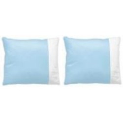 Набор наволочек Aero Ocean Blue 2 шт. 70x70 см голубой с белым Sonex