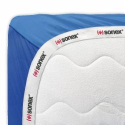 Простынь на резинке Aero Blue Sapphire 180x200 см синий сапфир Sonex