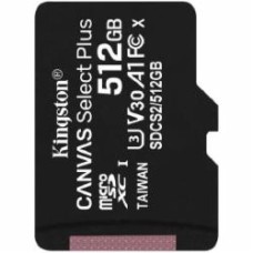 Карта памяти Kingston microSD 512 ГБ Class 10 (SDCS2/512GBSP) Canvas Select Plus 10 0R A1