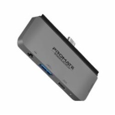 USB-хаб Promate PadHub-Pro USB-C PD/HDMI/USB 3.0/AUX 3.5 мм