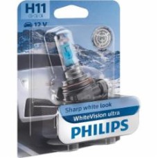 Автолампа галогенная Philips WhiteVision Ultra H11 55 Вт 1 шт.(PS 12362WVUB1) Автолампа галогенная Philips WhiteVision Ultra H11 55 Вт 1 шт.(PS 12362WVUB1)