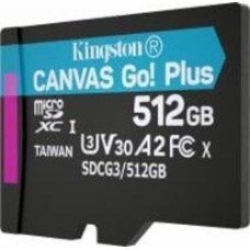 Карта памяти Kingston microSDXC 512 ГБ UHS-I Class 3 (U3) (SDCG3/512GBSP)