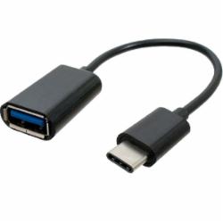 Кабель Patron OTG USB 2.0 - Type-C (F/M) 0,15 м черный (CAB-PN-OTG-TYPE-C)
