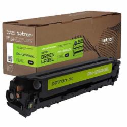 Картридж лазерный Patron совместимый HP 125A (CB540A) Green Label, (PN-125AKGL) черный