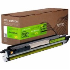 Тонер-картридж Patron HP 126A CE312A Green Label PN-126AYGL (CT-HP-CE312A-Y-PN-GL) желтый