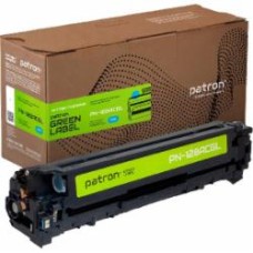 Картридж Patron HP 128A CE321A Green Label PN-128ACGL (CT-HP-CE321A-C-PN-GL) голубой