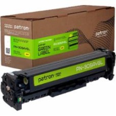 Картридж Patron HP 305A CE412A Green Label PN-305AYGL (CT-HP-CE412A-Y-PN-GL) желтый