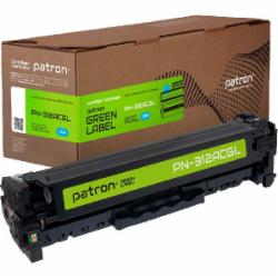 Картридж Patron HP 312A CF381A Green Label PN-312ACGL (CT-HP-CF381A-C-PN-GL) голубой