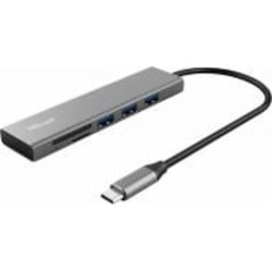 USB-хаб Trust HALYX FAST 3USB+CARD READER USB-C