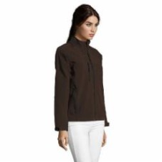Куртка женская демисезонная Sol's Софтшелл Roxy 46800394 р.S шоколадная