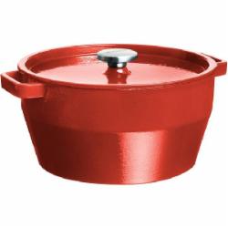 Кастрюля с крышкой Pyrex Slow Cook red 6.3 л (SC5AC28)