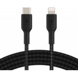 Кабель Belkin USB-C / Lightning 2 м black (CAA004BT2MBK)