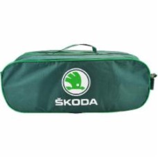 Сумка-органайзер в багажник Skoda 50х18х18 см 03-030-2Д Poputchik зеленый